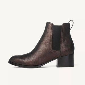 Rag & Bone Walker Copper Metallic Leather Bootie